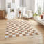 Paulean area rug Machine Woven Rectangle Walnut-1591157327