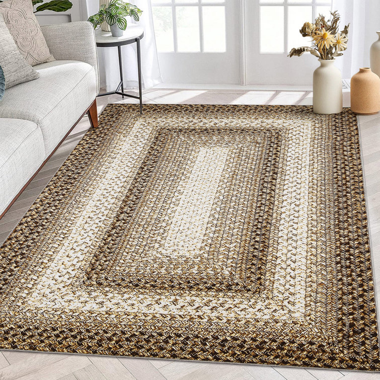 Brisseida Washable Geometric Indoor Rug