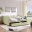 Lit de jour Cozy Gingham avec tiroirs de rangement et chargement USB-884559634