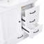 Meuble-lavabo de 30 po avec lavabo et rangement polyvalent-60215778