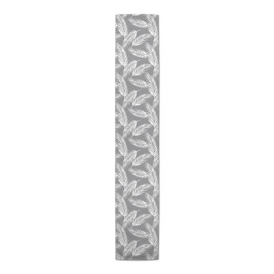 Nature Palm Gray Table Runner
