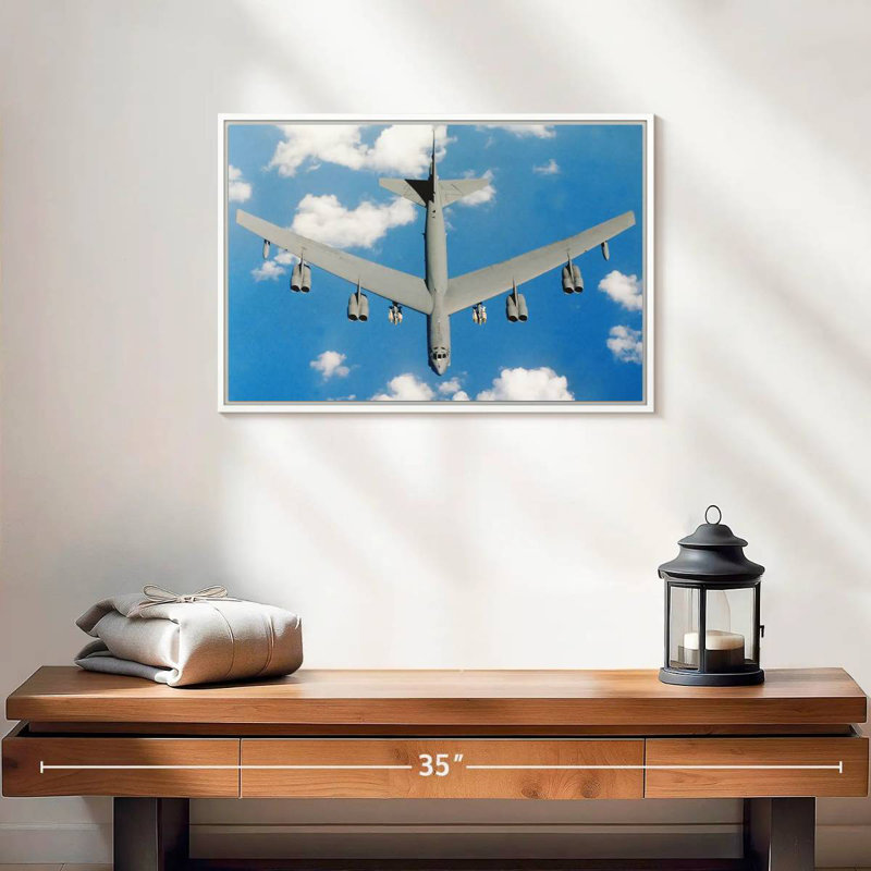 Boeing B-52 Stratofortress, Cadre flottant blanc, 19 po x 13 po