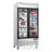 Coolski 40 in. 33.5 cu. ft. Auto / Cycle Defrost 2-Glass Door Commercial Reach In Display Upright Freezer in Stainless Steel