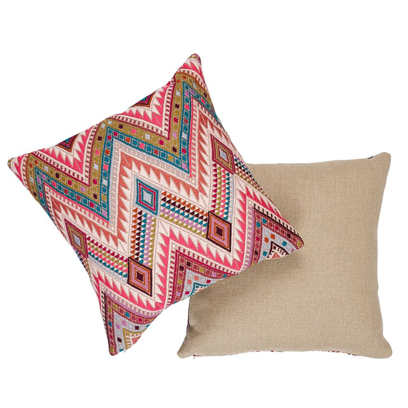 Schumacher x A Rum Fellow Coyolate Pillow, Nougat