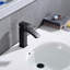 Robinet de lavabo de salle de bain à poignée simple avec bonde escamotable Waterfall-129755581
