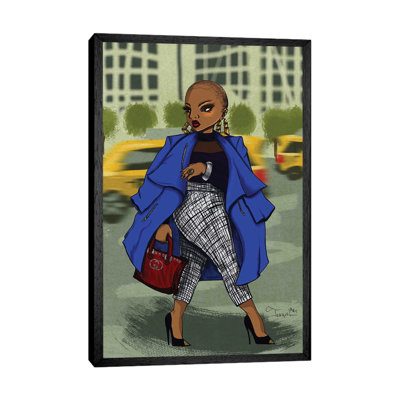 Curves In The City by Jonquel - Print on Canvas