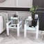 Ensemble de 2, table basse moderne en verre trempé, table de bout, table carrée pour le salon, table de bout-1009964904-1009964907