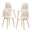 Chaise d'appoint en velours Fuzail-536355913