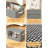 Thousand Bird Grid Storage Box · Medium Size 8 Pcs Extra Large Plaid Storage Bags With Clear View Lids, Heavy-Duty, Foldable Design For Under Bed Clothes Shoe Toy Organizer, Stackable And Moisture Dust Mold Resistant