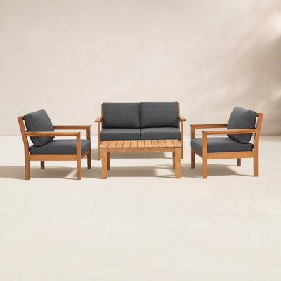 Lanie Eucalyptus Outdoor Sofa Set