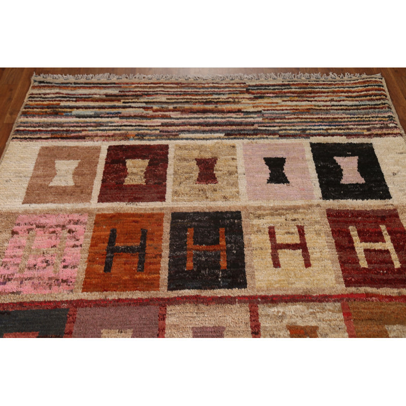 Tapis oriental géométrique marocain 5X7