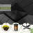 Double Roof Hardtop Metal Patio Gazebo with Curtains and Netting-110377480-110377479-110777380