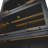 Modern Iron Curio Cabinet with LED Lighting and Slide-in Doors-129159039