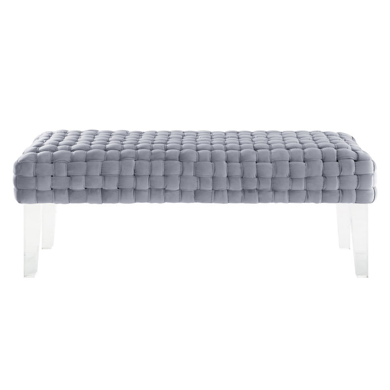Lonie Polyester Upholstered Bench