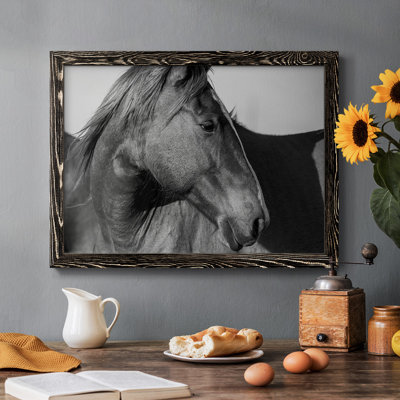 «Flint Hills Wild Horse», reproduction d'un seul cadre photo sur toile
