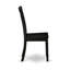 L'ensemble 5 pièces de table et chaises de cuisine comprend une table de salle à manger rectangulaire avec rallonge papillon et 4 chaises, noir-947454543