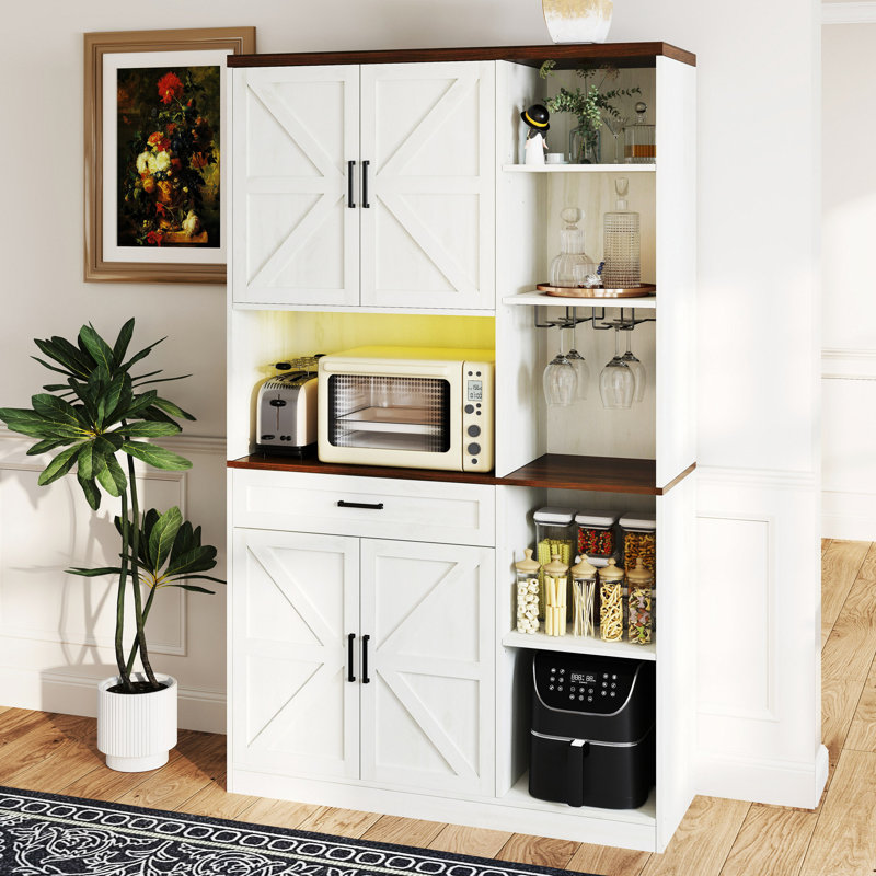 Buffet 71 "avec garde-manger et armoire de cuisine 71" Farmhouse Kitchen Buffet