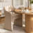 4 - Person Dining Table Sets With Round Table & 4 Upholstered Chenille Chairs-95410404-95410402