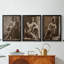 ABSTRACT Series CCLxxxix - Toile tendue avec châssis sur mesure - 3 pièces-1119171981-1119171980