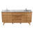 Coventry 72" Double Bathroom Vanity with Carrara Marble Top-585718065
