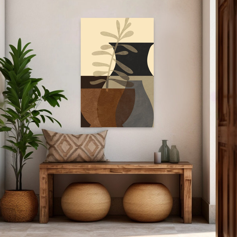 Art contemporain, art contemporain abstrait, H 48 po x l 32 po