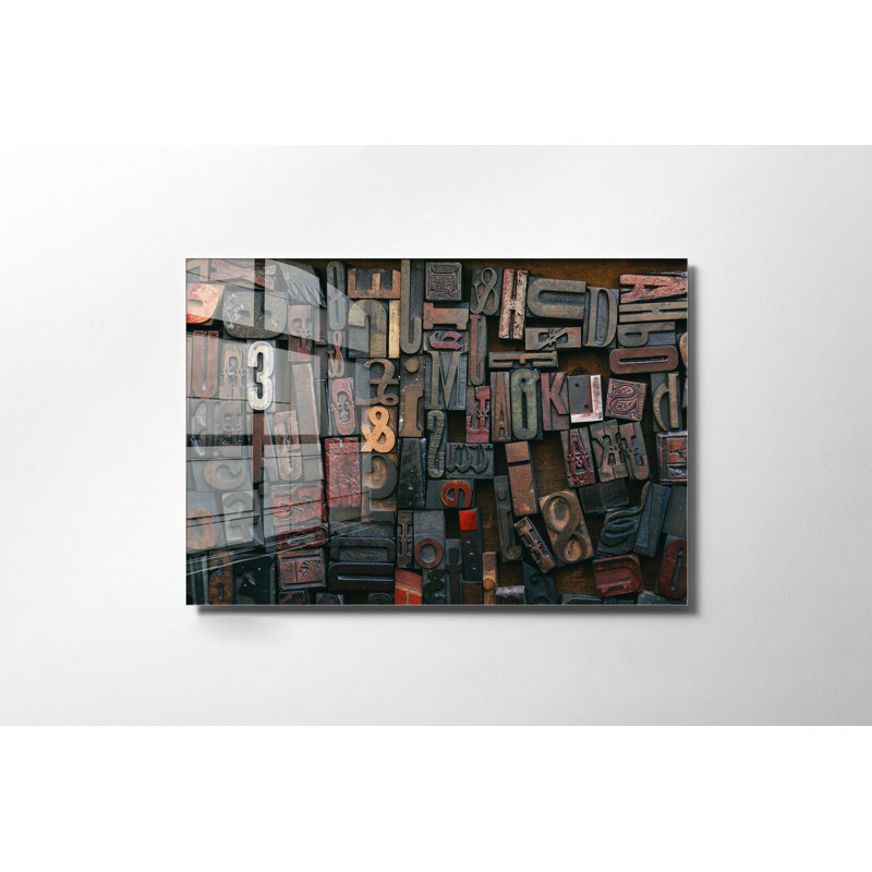 Peinture décorative en verre trempé, H 39,4 po x l 27,6 po x P 1 po