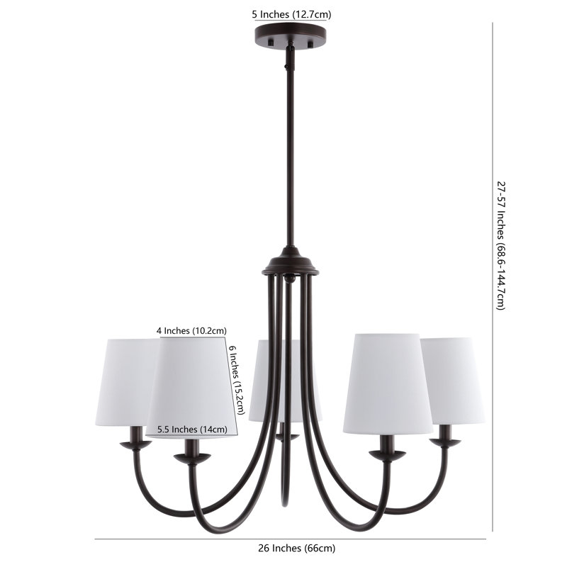 Lustre Alexondria, Bronze huilé