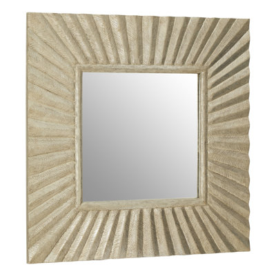 Ingersoll Solid Wood Flat Wall Mirror