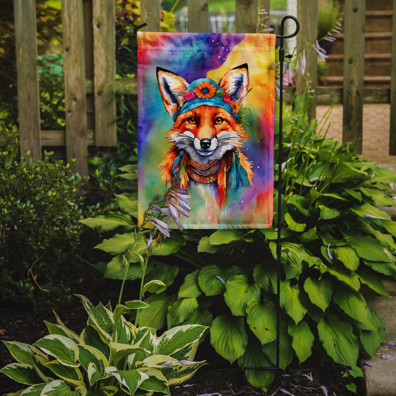 Drapeau de jardin hippie