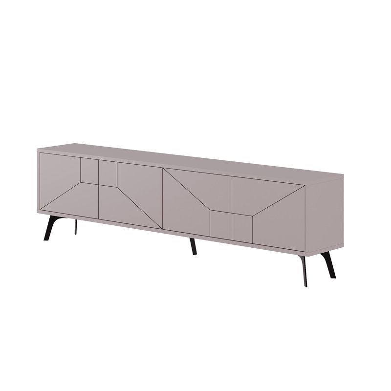 Dune 180cm TV Stand - Modern Design with Ample Storage for TVs up to 65", Light Mocha