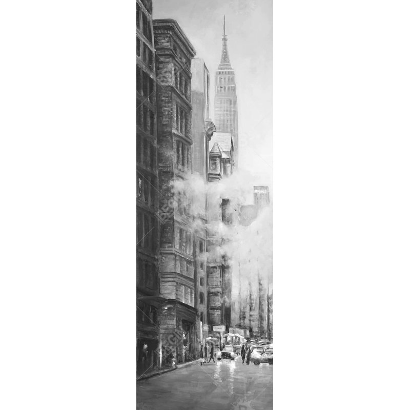 Le matin dans les rues de New York, toile - Décoration intérieure