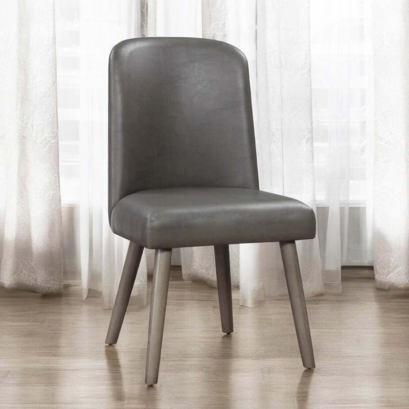 Chaises d'appoint rembourrées en cuir de polyuréthane