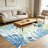 1PC watercolor tropical palm monstera leaf area rugs for Living Room, Soft, All seasons, Easy-maintain, Washable Indoor mat, Farmhouse suitable for living room, bedroom, dining area, patio, porch, balcony Home Decor, Outdoor Decor.-1668216442