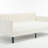Elena Twin Size Beige Velvet Upholstered Daybed, Ribbed Tufted Backrest, Daybed In Lavish Modern Design, Richly Hued Foam Comfort-1773758375