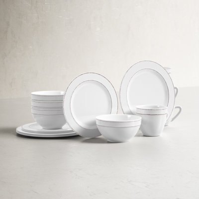 Aasu Piece Stoneware Dinnerware Set - Service for 4