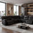Aylinne Upholstered Power Reclining L-Shaped Sectional Right Hand Facing-1377563696