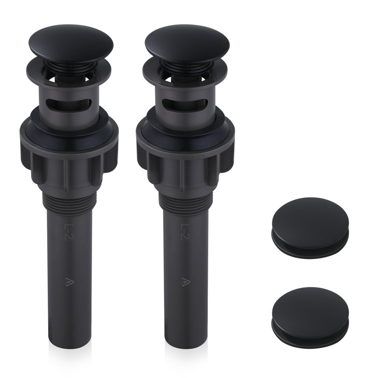 Pop-Up Bathroom Sink Drain with Overflow( 2Pack)