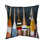 Colorful Paddles - Coastal Poly Twill Throw for Home Decor