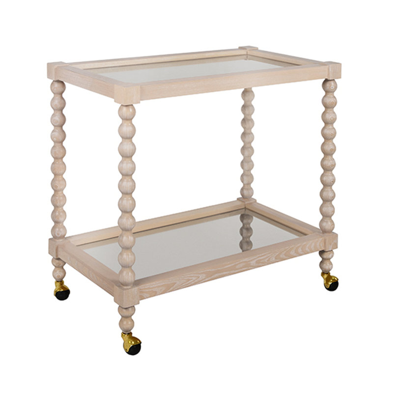 Isadore Bar Cart, Brown