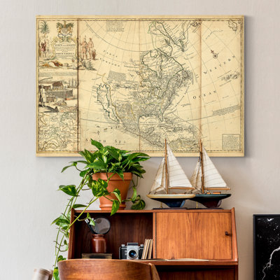 " Antique Map Of America I "