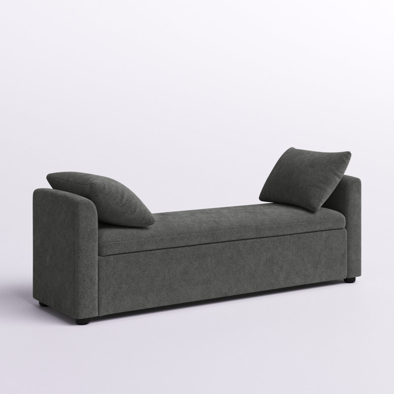 Banc de rangement Aristides, Gris anthracite