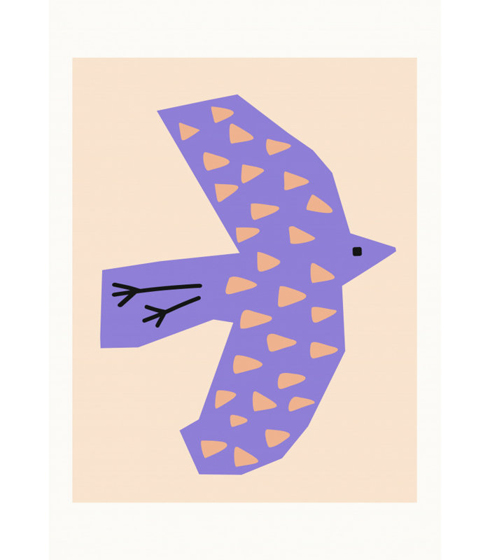 Wrapped Canvas Print, Purple/Yellow, 121.92 cm H x 81.28 cm W
