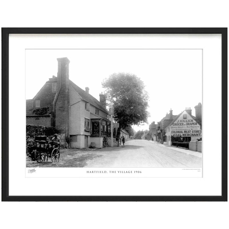 Hartfield, The Village 1906 by Francis Frith - Single Picture Frame Print, 40cm H x 50cm W x 2.3cm D