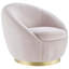 Chaise pivotante en velours performance Buttercup-1638978739