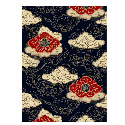 «Landscape and Nature Asian Cloud Dreams II», reproduction d'art asiatique sans cadre