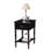 Lirette 25" Tall End Table with 1 Drawer and Built in Outlets-1812493084