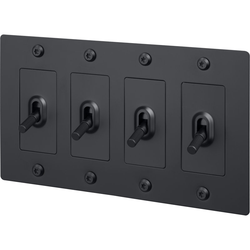 4G Toggle / Linear / Without Logo, Matte Black