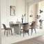 Chaises de salle à manger en cuir, chaises de cuisine en similicuir de style Mid-Century-9896395-9896390