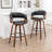 Devlin Faux Leather Upholstered Swivel Mid-Century Stools-1858617244-1858617246
