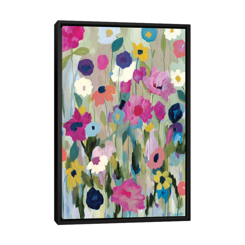 « too pretty to pick », reproduction d’impression sur toile, H 26 po x l 18 po x P 1,5 po, Toile avec cadre noir
